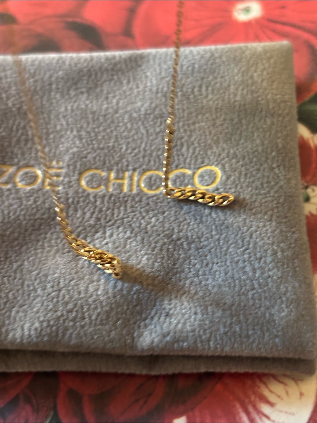 Zoe Chicco - 14k Gold Small Curb Chain Drop Threaders - Mint Condition — image 5 of 6